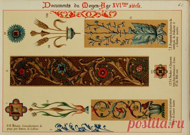 Fleurs d'après nature et fleurs ornementales : études de fleurs et feulliages avec diverses interprétations applicables à l'enluminure et à la décoration : Guillot, Ernest : Free Download, Borrow, and Streaming : Internet Archive