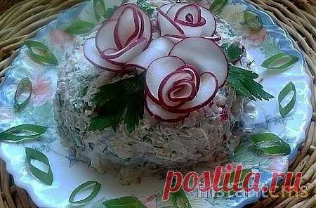 Салат с творогом и редисом | Ваши любимые рецепты