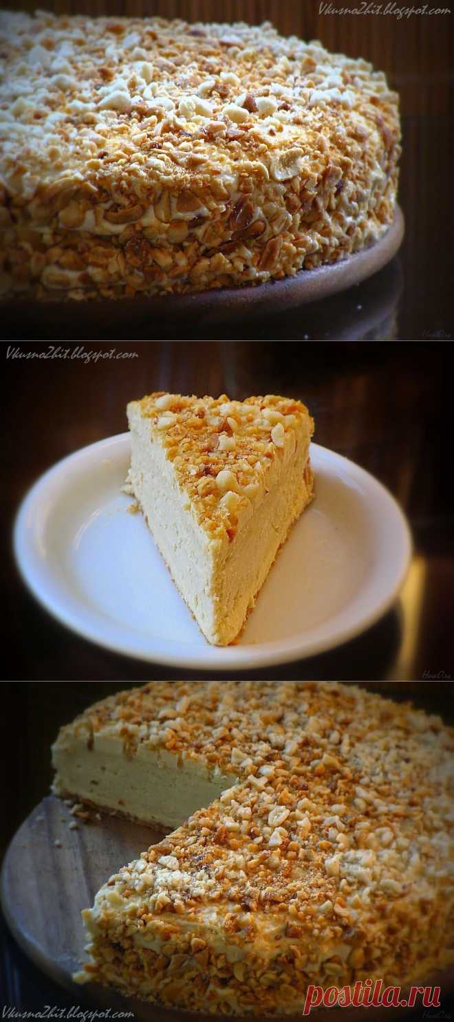 Вкусно жить не запретишь!: Арахисовый творожный торт