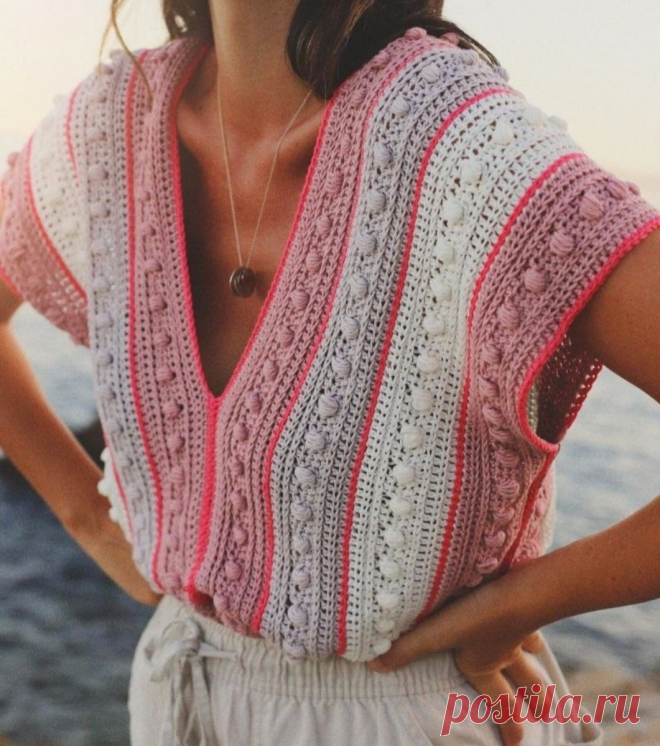 Крючком: джемпера, топы и один жакет | Вяжем с удовольствием | Дзен