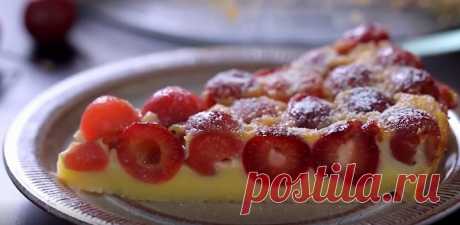Рецепт изысканного заливного пирога с вишней - Вкусные рецепты - медиаплатформа МирТесен