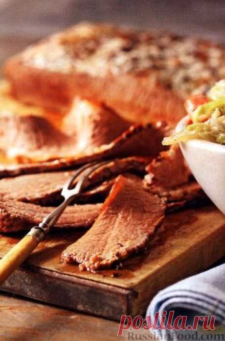 Рецепт: Говядина, тушенная с овощами (в медленноварке) на RussianFood.com