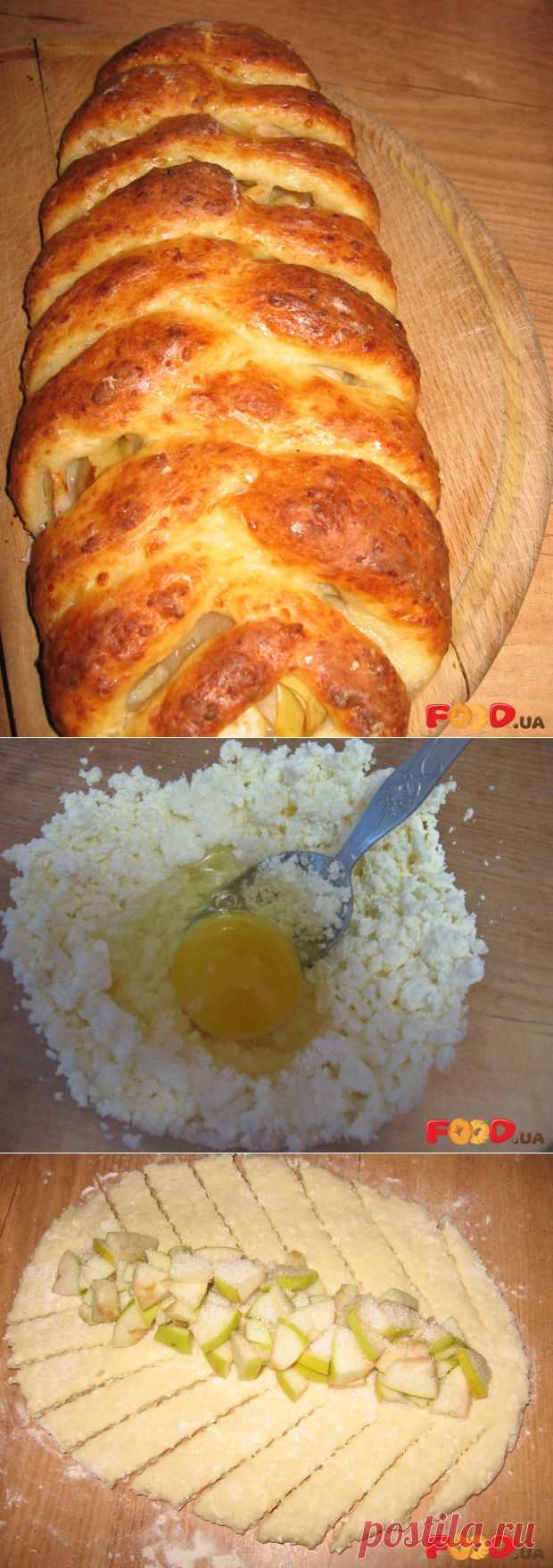 Яблочный пирог-коса - Кулинарные рецепты на Food.ua