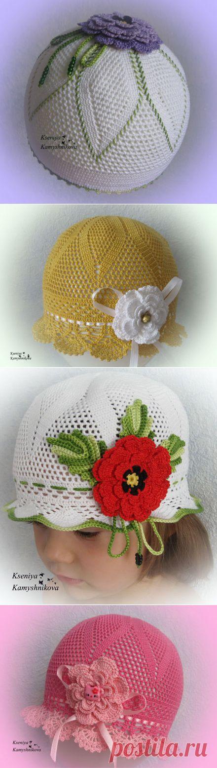 Шапочки по одной схеме
