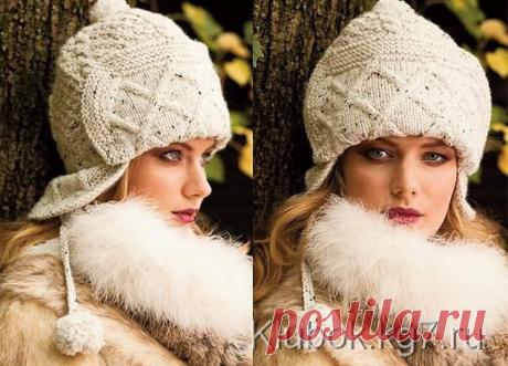 Шапочка-ушанка | Клубок