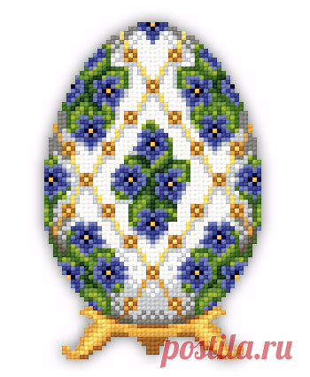 Пасха.Вышивка крестиком и бисером, схемы, идеи и вдохновлялочки