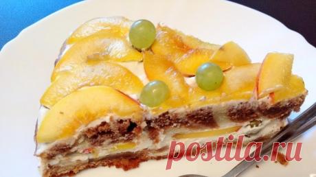 Нежный торт в творожным кремом Торт с творожным кремом обладает невероятно нежным вкусом, и понравится всей семье. Ингредиенты: • яйца – 2 шт.; • масло растительное -125 г; • молоко – 225 г; • сметана – 75 гр.; • сахар – 200 гр...