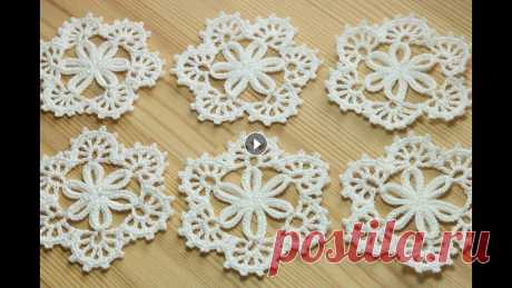 Ажурный мотив крючком - мастер класс по вязанию - crochet lesson Вязание крючком ажурного мотива. Обучающее видео по вязанию крючком. Круглые мотивы крючком. Спасибо за подписку на мой канал:...