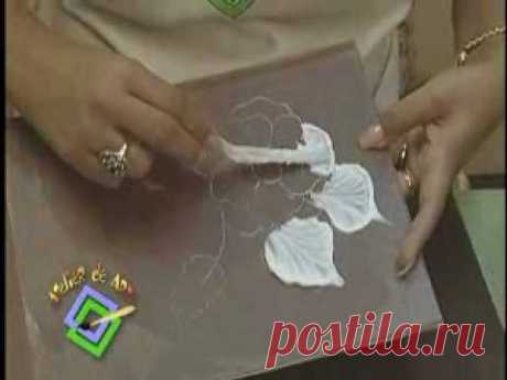 Atelier de Arte - Tecnica de relieve - Baul con flores.wmv