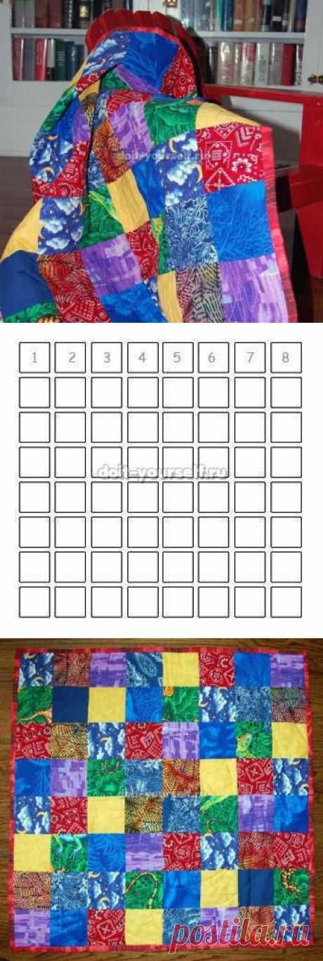 Пэчворк для начинающих — одеяло для младенцев