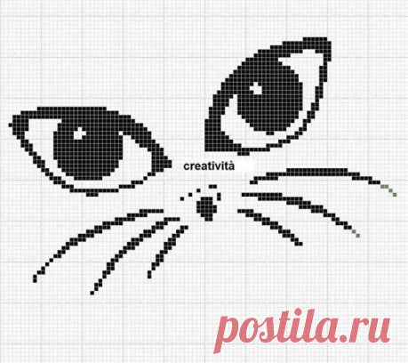 Схемы кошечек
По этим схемам можно вязать в филейной технике, вышивать, вязать в технике интарсия.
#crochet #вышивка_крестом #филейное_вязание #интарсия #жаккард #вязание_крючком #вязание_спицами #схемы_животных