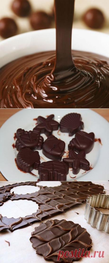 ДЕЛАЕМ ШОКОЛАД САМИ)))