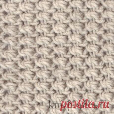 эффектный пузырчатый узор спицами .
