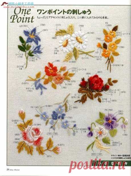 (9) Gallery.ru / Фото #38 - книга по вышивке гладью+рисунки - Vladikana