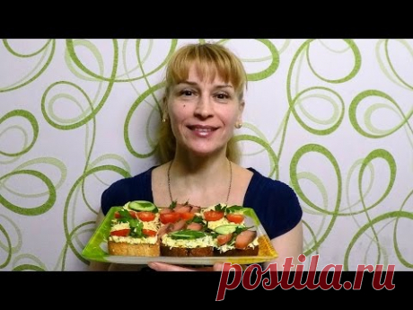 Бутерброды на праздничный стол - закуска с яйцом просто и вкусно