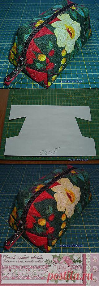 Уголок бравой швейки: Будем шить косметичку вместе.