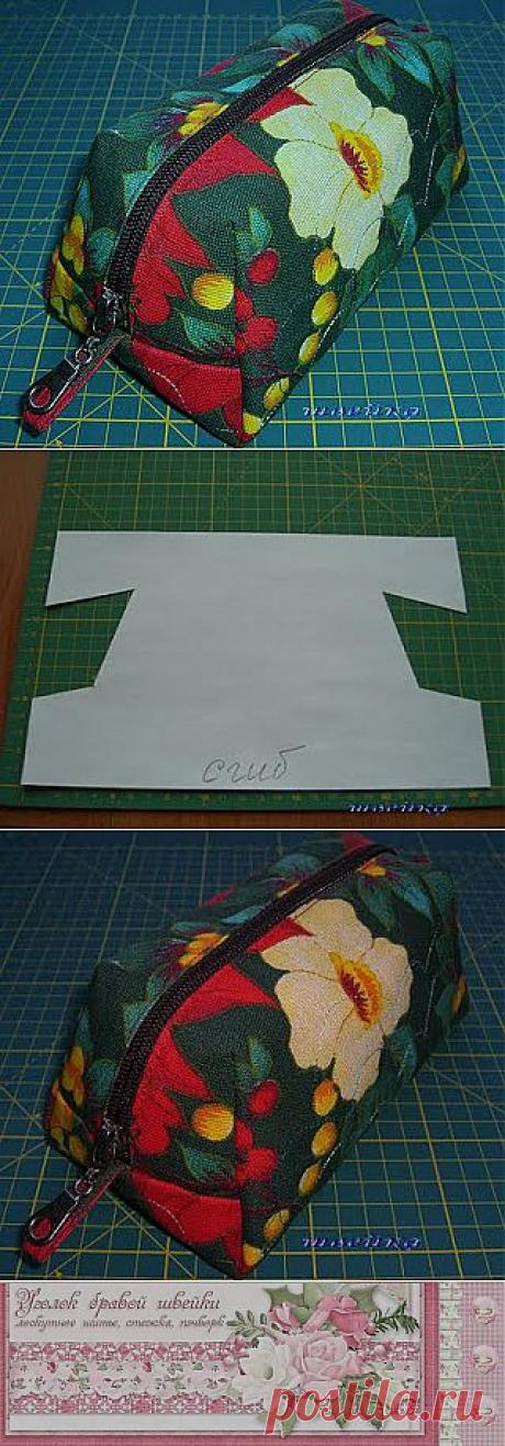 Уголок бравой швейки: Будем шить косметичку вместе.