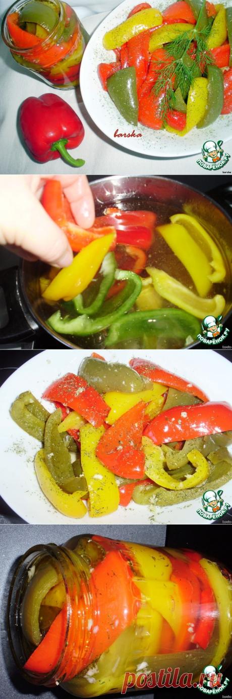 &quot;Светофор&quot;, или перец мгновенно-маринованный...