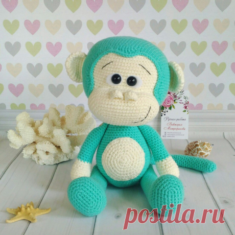 Вязаная игрушка &quot;Обезьянка&quot; » Женский Мир