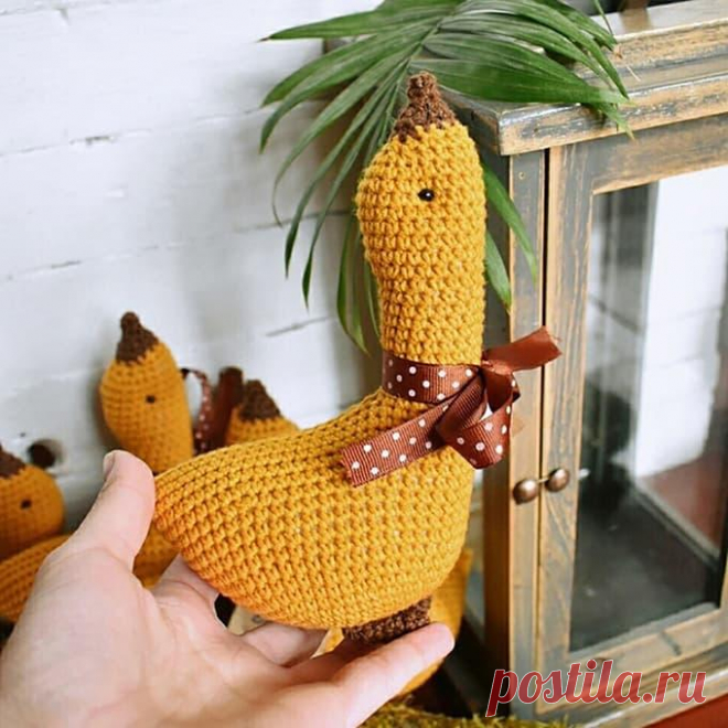 Гусь крючком. Амигуруми схемы и описания. Автор: Марина Пальчевская | IRINELY.ART