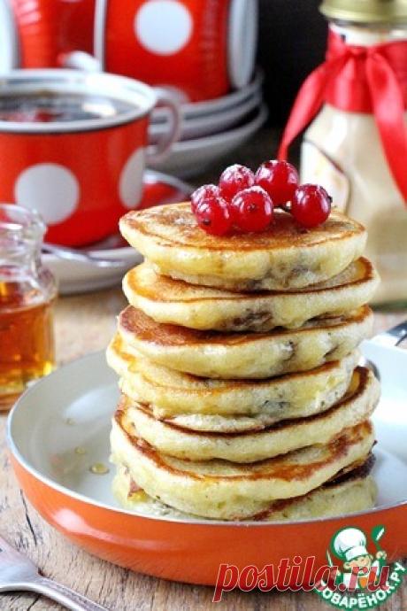 Дрожжевые кукурузные оладьи с изюмом - кулинарный рецепт