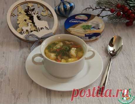 Курино-овощной суп с сырными галушками – кулинарный рецепт