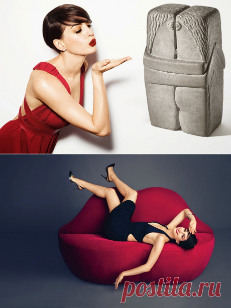 Энн Хэтэуэй (Anne Hathaway) в фотосессии Алекси Любомирски (Alexi Lubomirski) для журнала Harper’s Bazaar (ноябрь 2014)