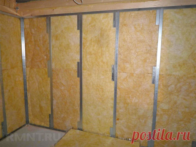 Обшивка стен гипсокартоном в деревянном доме RMNT.RU