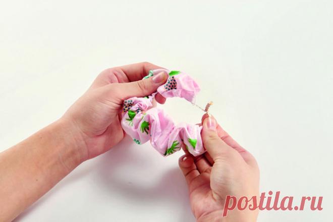 Как сшить резинку для волос