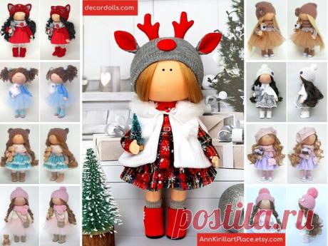 Christmas Interior Decor Doll Marry Christmas Gift Doll | Etsy Hello, dear visitors!  This is handmade cloth doll created by Master Irina E (Kiev, Ukraine).  Doll is 31 cm (12.2 inch) tall and made of only quality materials.  All dolls stated on the photo are mady by artist Irina E. You can find them in our shop searching by artist name: