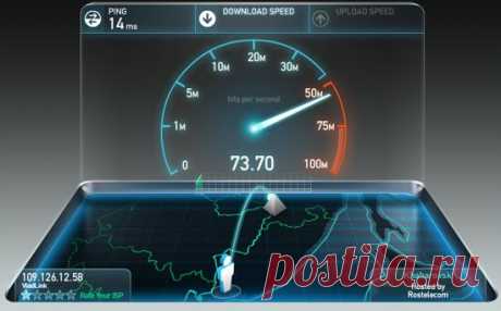 Как скорость интернета проверить speedtest онлайн на русском