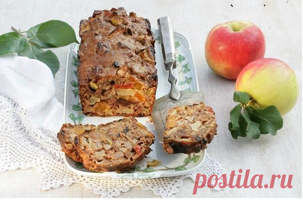 Яблочный хлебец с цукатами и сухофруктами — Фактор Вкуса
