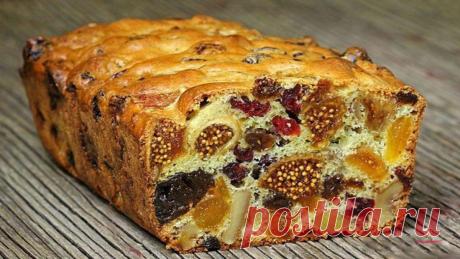 Безумно вкусный кекс “Мазурка”, вот почему люблю его готовить к Рождеству, он такой получается немного влажный. С сухофруктами и орехами — это ароматный десерт с насыщенным, ярким вкусом, готовится очень просто и быстро.