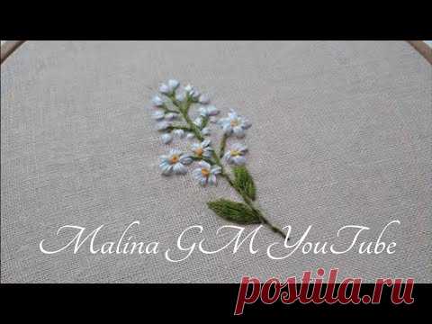 Stunning Wildflowers Floral hand embroidery Wildflowers bouquet