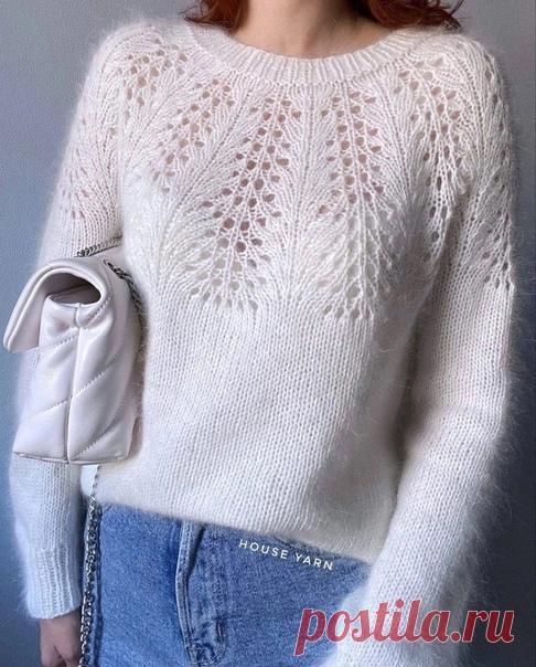 Пост на стене Джемпер спицами. Схема.#вязаный_пуловер #джемпер_спицами #схема_джемпера #вязаная_одежда #вязание_спицами