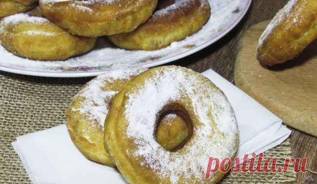 Сахарные пончики на кефире: без дрожжей и лишних хлопот, а продукты можно найти на каждой кухне! Воздушная и пышная выпечка на скорую руку!