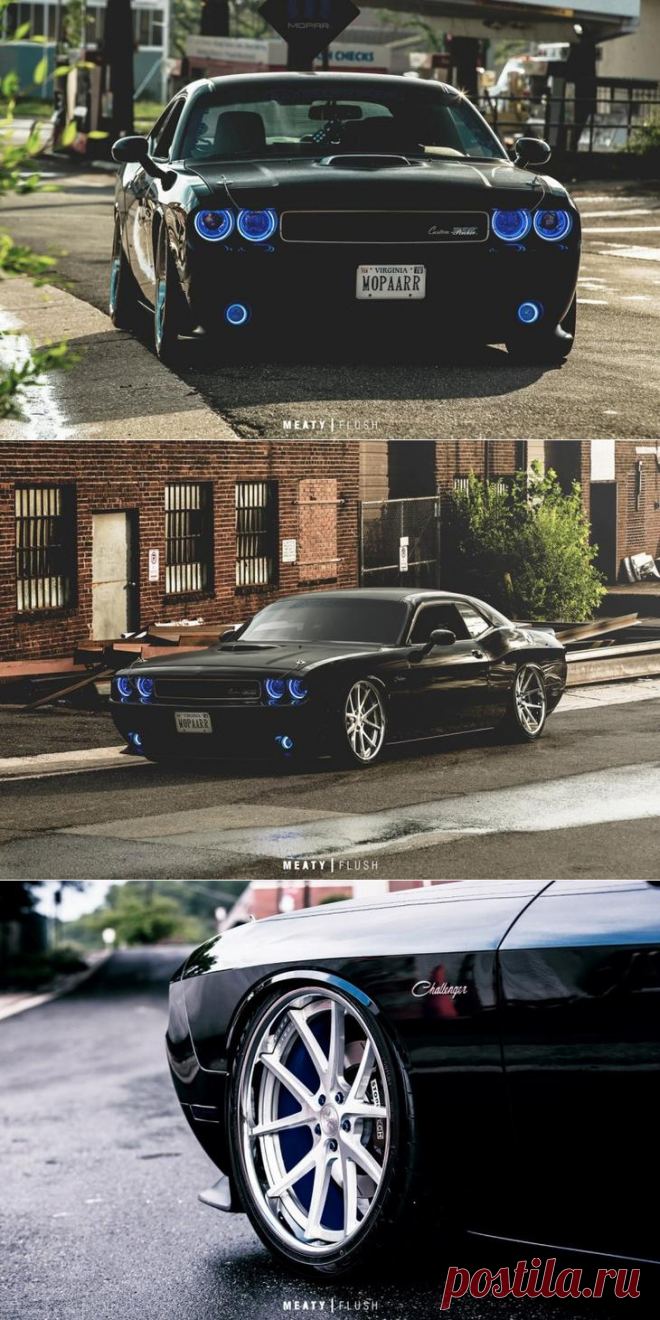 Dodge Challenger на дорогущих тапках принес stance в США