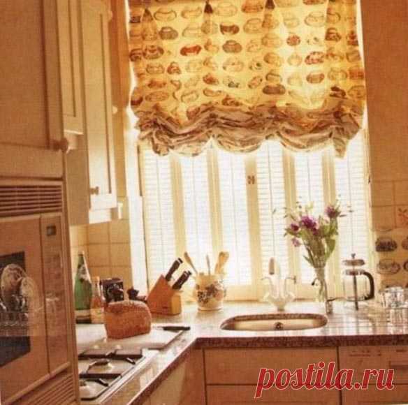 Какие шторы повесить на кухне — Интерьер и Декор