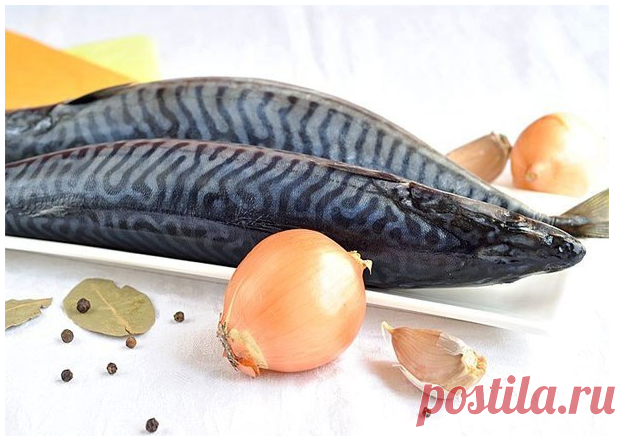 Скумбрия маринованная.