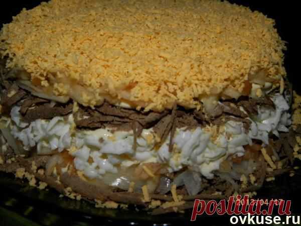Печень под шубой - Простые рецепты Овкусе.ру