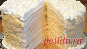Торт «Молочная девочка» Для тех, кто не пробовал еще этот тортик — ну какой же он вкусный! Просто не передать словами! К тому же очень прост и быстр в приготовлении! Рецепт...