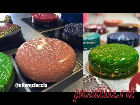 Glaseado Espejo con Efecto Spider - Mirror Glaze with Spider Effect