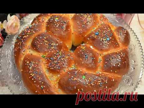 Пасхальное кольцо с тремя начинками / Сладкая выпечка / Рецепты / Шеф-повар – простые и вкусные кулинарные рецепты, фото-рецепты, видео-рецепты