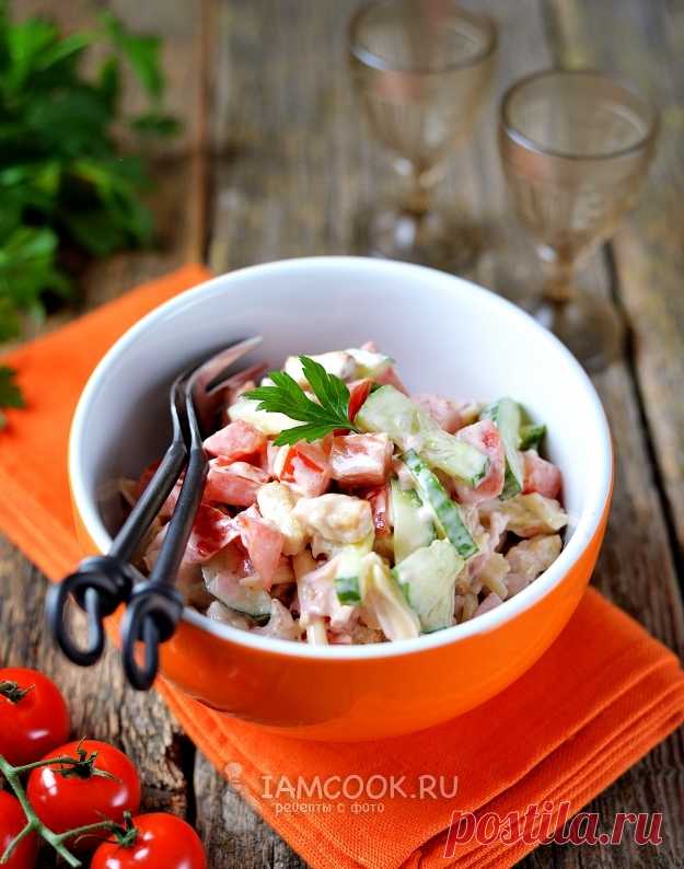Салат «Малибу» — рецепт с фото. Сытный, сочный и очень вкусный салат с заморским названием.