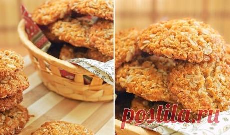 Диетический перекус: Овсяное печенье без муки, яиц и масла