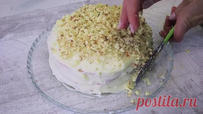 Вкусный творожный торт на сковороде