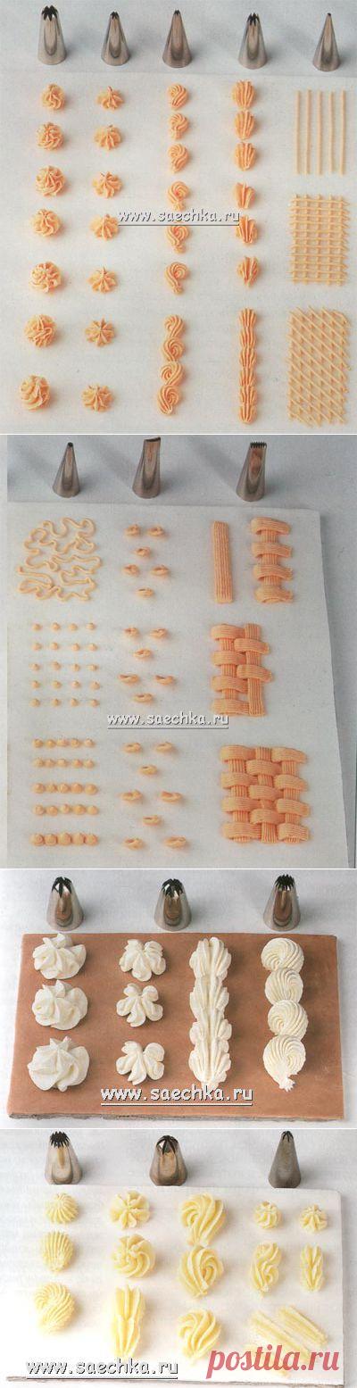 УКРАШЕНИЕ ТОРТОВ КРЕМОМ