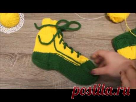 Вязальный влог 8.02.2020. Носки простые и носки не простые)