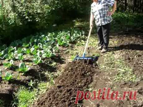 Работа моей жены с чудо лопатой Гайдамаха
