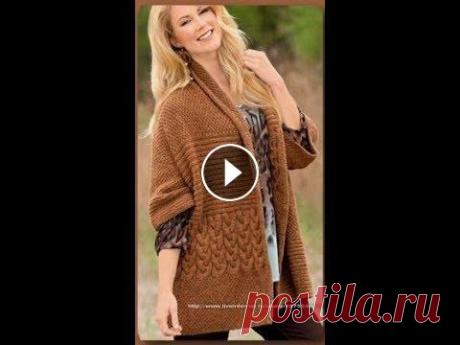 Вязание Спицами Кардиганов, Свитеров, Кофт - модели - 2019 / Knitting Knit Sweaters Cardigans Knitted elephant in a dress -...